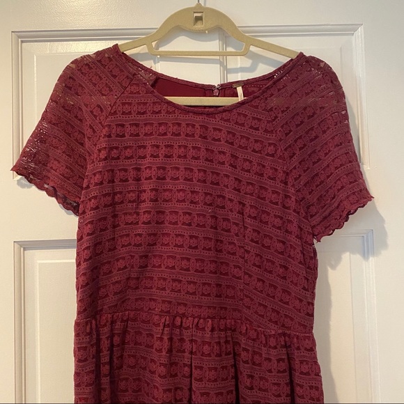 NWOT FREE PEOPLE CANDY WOVEN LACE DRESS - SIZE 10. - Picture 3 of 5